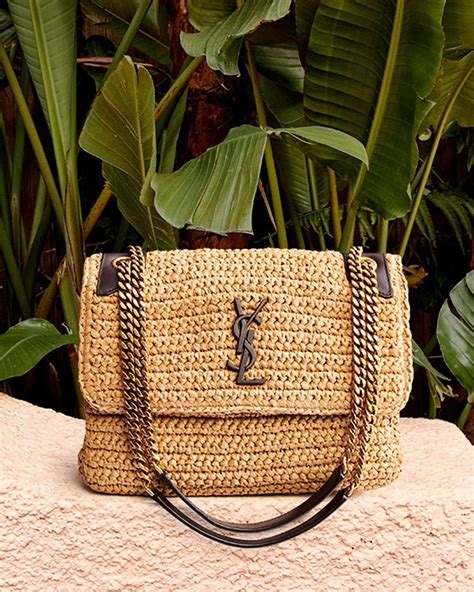 ysl woven bag